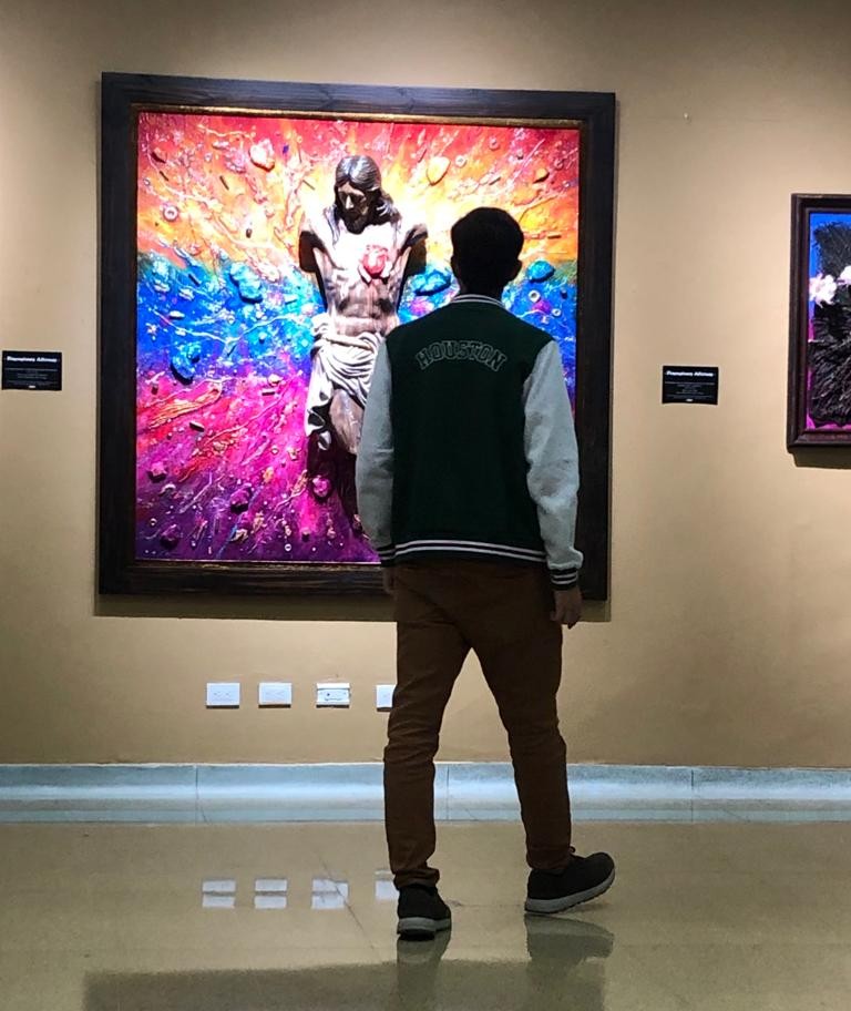 Juan Felipe Ruge at the Palacio del Arte y la Moda, Medellín
