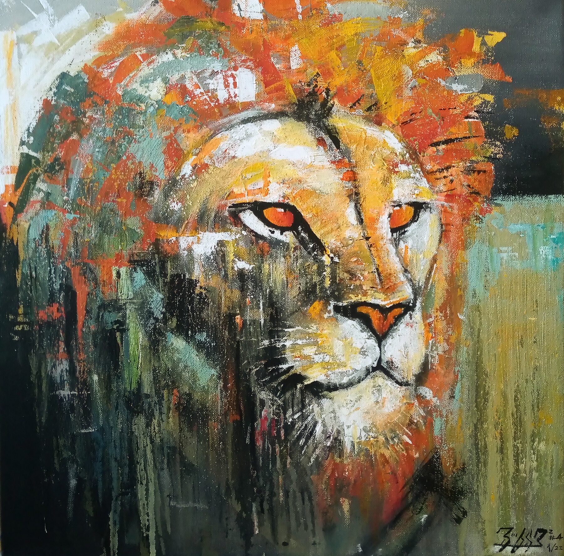 Lion, 2023, Juan Felipe Ruge Rodríguez
